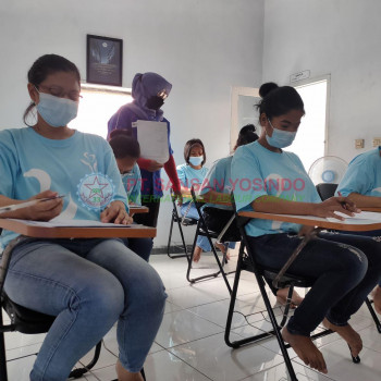 Kegiatan Ujian Pelatihan PT. Sansan Yosindo